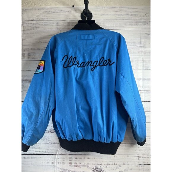 Vintage Wrangler BrushPopper Jacket Full Zip Embroidered Size XL - Picture 3 of 16